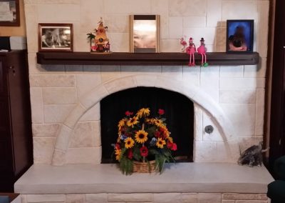 Beautiful Interior Fireplace by LimeCoat DFW