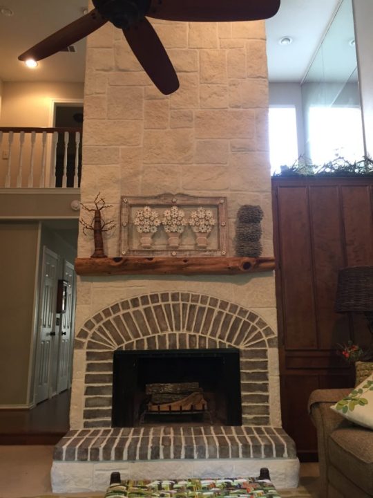 LimeCoat DFW Tall Fireplace